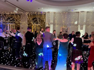Hands in the air as the dancefloor lights up